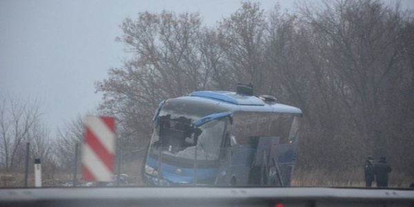 Фото Под Воронежем в аварию попал пассажирский автобус Картинка Под Воронежем в аварию попал пассажирский автобус