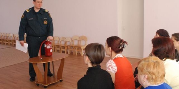 Фото Проведение повторного противопожарного инструктажа Картинка Проведение повторного противопожарного инструктажа